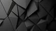 © Maqsood - Abstract polygonal triangles with light and shadow on black background
