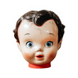© Gary - Vintage porcelain doll head no background