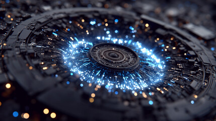 generative art. quantum computer technologies of the future