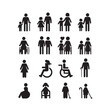 © Ayesha - Diverse family and people icons set
