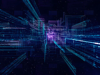 Digital light Abstract technology background, Cyber abstract background