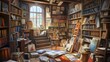 © Zie - A Sunlit Bookshop: A Haven of Literary Treasures