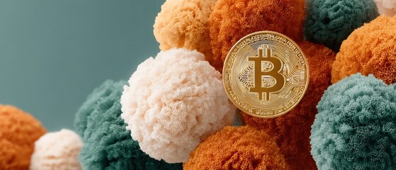 Poster - Strategic Reserve Bitcoin Emblem with Detailed Texture and Vibrant Particle Effects Symbolizing Modern Cryptocurrency Wealth and Digital Finance Evolution