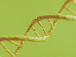 Aufkleber - Abstract DNA Strand with Mathematical Formulas and Scientific Notation in Geometric Helix Pattern for Molecular Biology and Genetic Research Promotion
