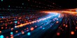 © nurion - Dynamic Light Trails: A Vibrant, Abstract Digital Artwork