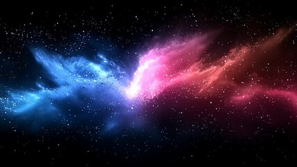 Wall Mural - Colorful nebulae in space