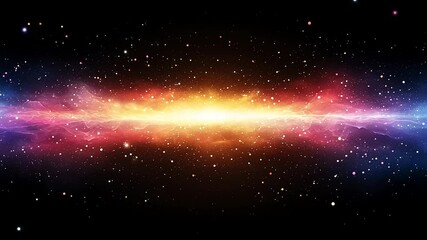 Wall Mural - Colorful cosmic energy explosion in space