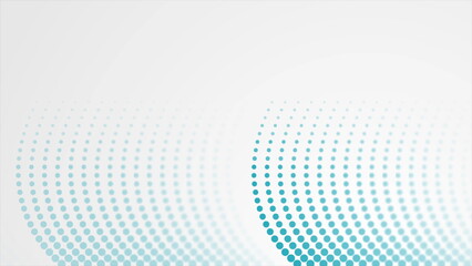 Aufkleber - Bright blue minimal dotted lines abstract background