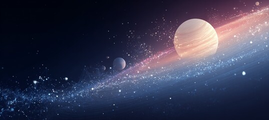 Wall Mural - planetary .generative ai technology.