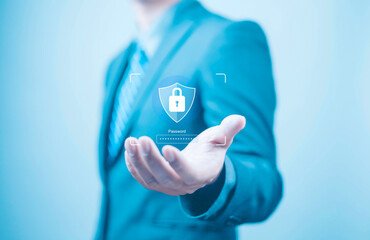 cyber security protection program to protect password login information on websites and online inter