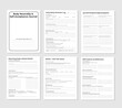 © MOJIBUR RAHAMAN - Body Neutrality & Acceptance Journal vector EPS - 10. Kindness Log, Self-Talk Detox & Beliefs Workbook Set.