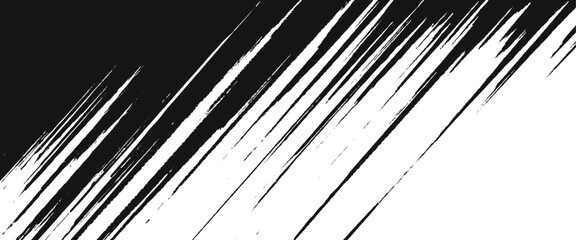Wall Mural - vector abstract black paint grunge stroke texture background