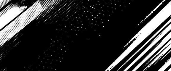 Wall Mural - vector abstract black paint grunge stroke texture background