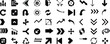 © vector Art - Collection of black arrow icons and symbols for design