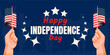 © Digivan25 - Independence Day templates with fireworks and stars, ideal for event promotion or digital marketing.