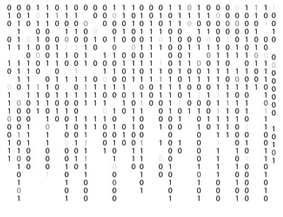 Stream of binary code,background with numbers on screen binary code zero one computer code coding