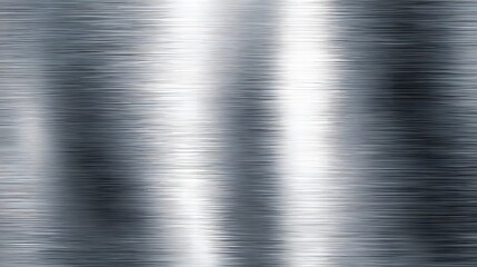 Aufkleber - A polished brushed aluminum surface with a uniform sleek metallic finish and faint white highlights creating a clean modern industrial aesthetic