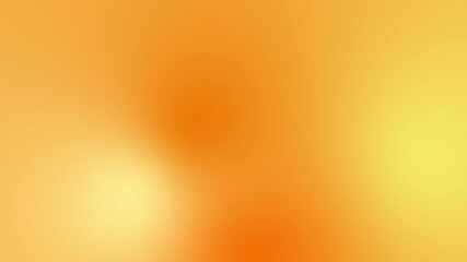 Wall Mural - Abstract Yellow orange gradient background loop. Soft blurred color with light animation. Seamless summer backdrop motion graphics. Moving circular multicolor shapes vertical video. 4K