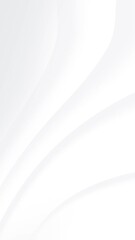 Wall Mural - 4k elegant light grey white seamless looped vertical background. wavy dairy stripes animation. digit