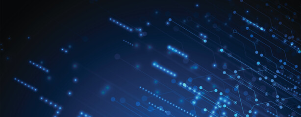 Poster - Abstract modern technology and science concept background