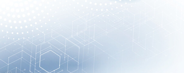 Poster - Abstract modern technology and science concept background