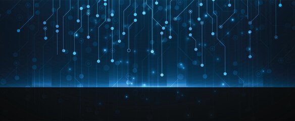 Poster - Abstract modern technology and science concept background