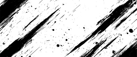 Wall Mural - vector abstract brushstroke grunge minimalist ink stroke art background