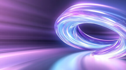 Poster - A vibrant abstract swirl of light and color, symbolizing energy and motion, perfect for digital backgrounds and creative projects.
