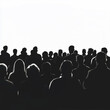 © NARM Applied - Silhouettes of a diverse crowd, representing unity and collaboration in a public gathering setting.