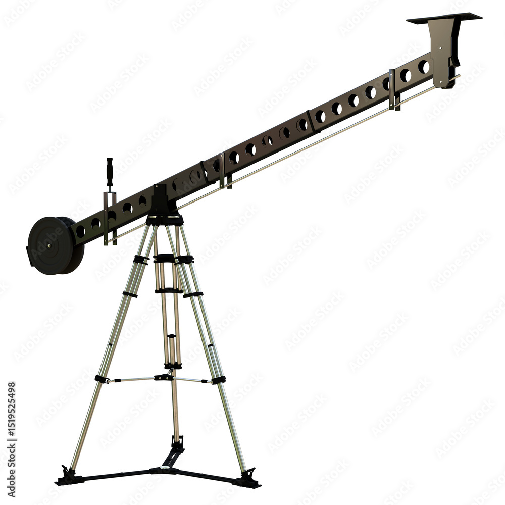 Camera crane Stock Illustration | Adobe Stock