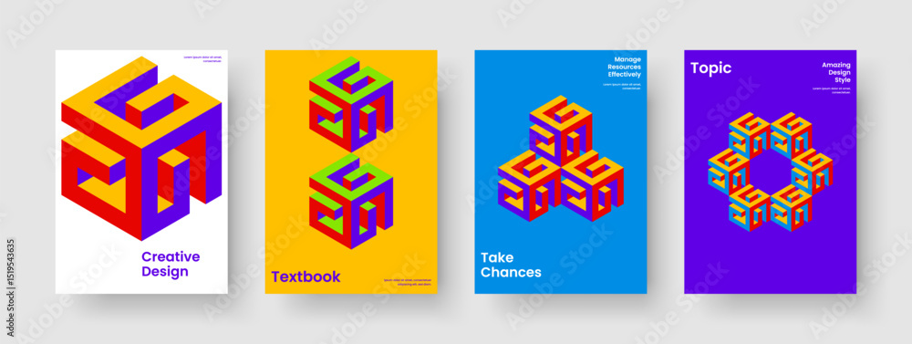Geometric Background Design. Creative Book Cover Layout. Abstract Flyer ...