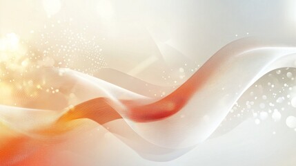 Wall Mural - futuristic abstract technology background with glowing digital lines, geometric shapes, and dynamic 
