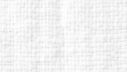  Vector white natural linen fabric texture background. White fabric jute hessian sackcloth canvas woven gauze texture pattern in light white color blank. Natural linen and cotton cloth texture decorat
