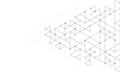 Wall Mural - abstract background with a geometric pattern of triangle shapes. graphic design element