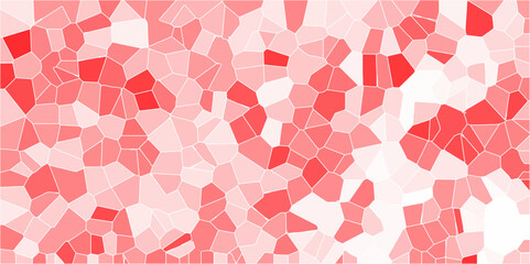 Leinwandbilder - light red and white crystallize abstract background in light sweet vector illustration. white stoke colors stone tile pattern. Cement kitchen decor. abstract mosaic polygonal vector background .	
