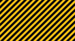 © Yas - Yellow and black stripes seamless background that indicates warning, danger and attention. Vector Illustration.