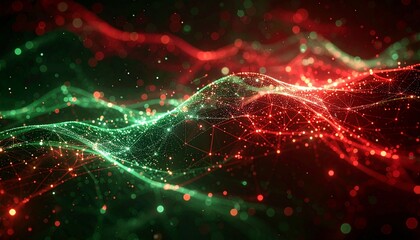 Abstract Digital Network Data Flow