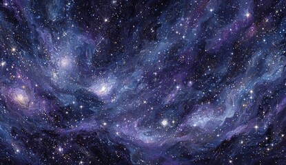 Wall Mural - abstract space background