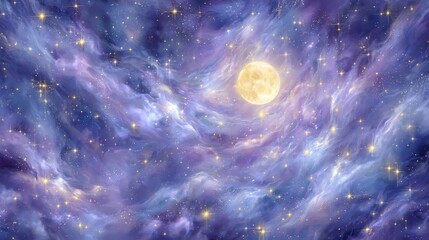 Wall Mural - abstract space background