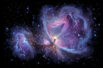Wall Mural - heart and stars