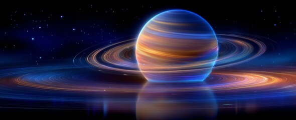 Wall Mural - planet in space