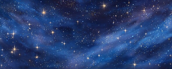 Wall Mural - the milky way galaxy is depicted with a star and noise against a blue background, along with an abst