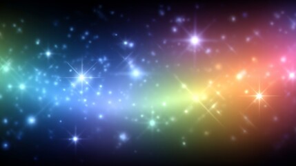 Wall Mural - a multicolored abstract background with a dusted holographic effect, achieved through screen mode fo