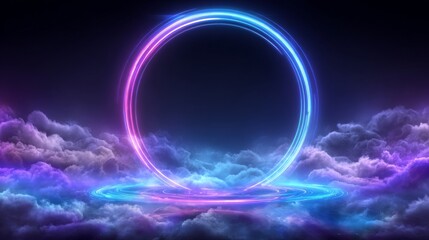 Wall Mural - abstract space background