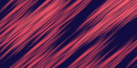 Abstract speed lines style red color halftone banner design template modern grunge