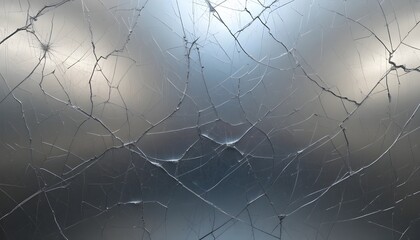 Glowing Silver Metal Wall with Scratched Surface Abstract Texture Background for Industrial and Futuristic Designs