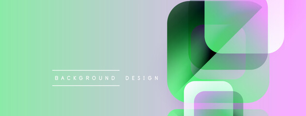 Fototapete - Abstract fluid shapes, pastel colors, gradient background. Modern design elements create dynamic visual texture.