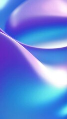 Poster - Abstract Purple and Blue Wave Motion Graphics Video