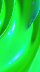 Poster - Abstract Green Liquid Swirling Motion Background