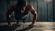© Artofinnovation - Push-Up Workout for Men's Fitness & Muscle Gain: Indoor Strength Training & Exercise Routine at Gyms
